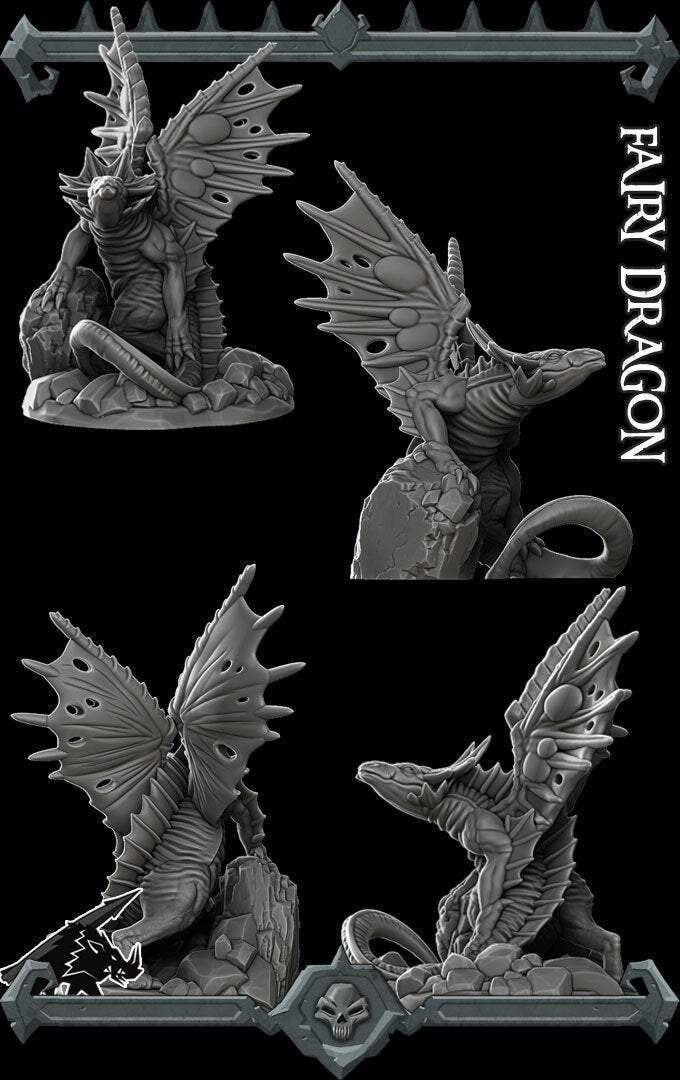 FAIRY DRAGON - Miniature -All Sizes | Dungeons and Dragons | Pathfinder | War Gaming
