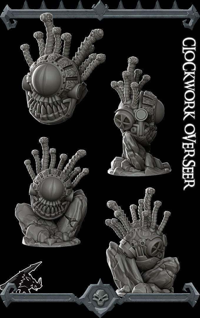 CLOCKWORK OVERSEER - Miniature -All Sizes | Dungeons and Dragons | Pathfinder | War Gaming
