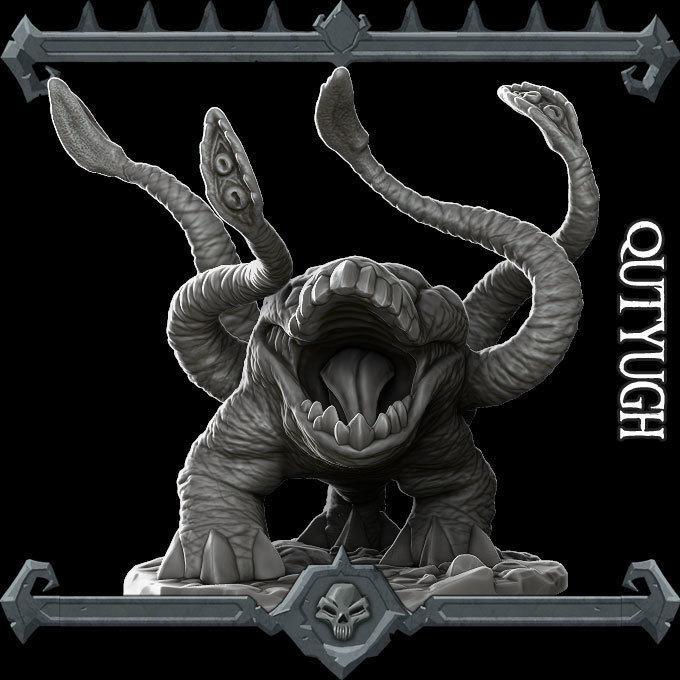 QUTYUGH - Miniature -All Sizes | Dungeons and Dragons | Pathfinder | War Gaming