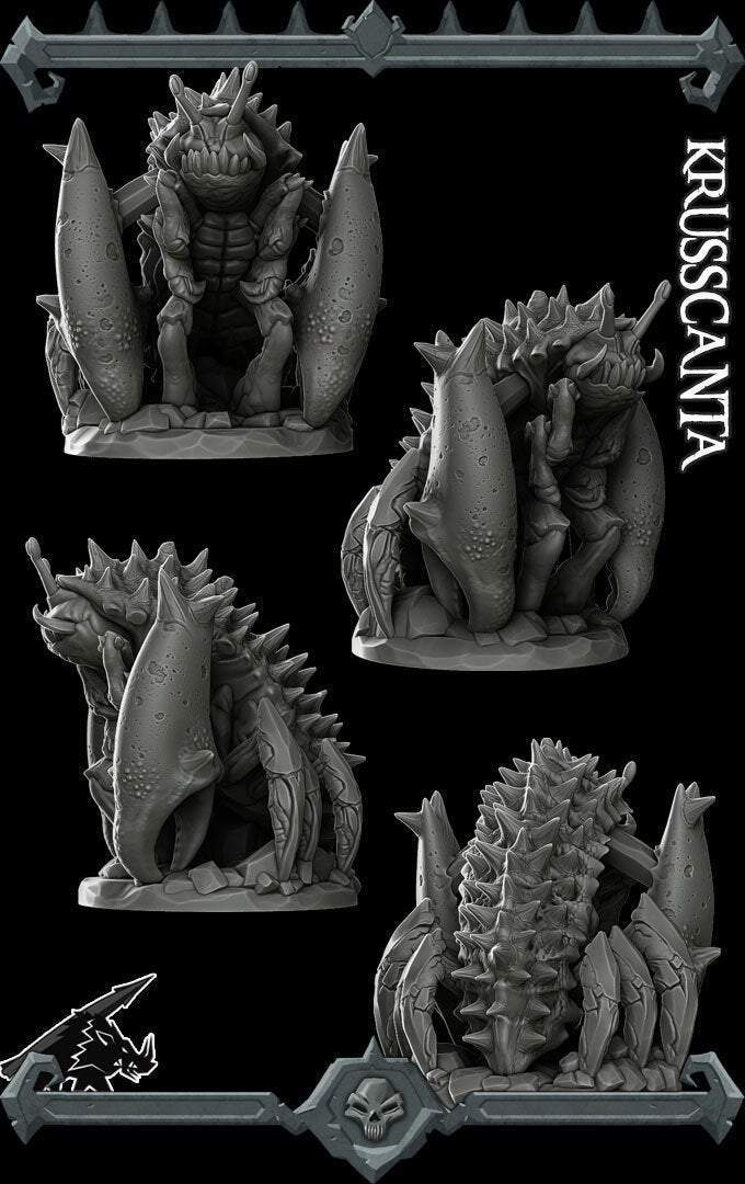 KRUSSCANTA - Miniature Resin Model IAll Sizes | Dungeons and Dragons | Pathfinder | War Gaming