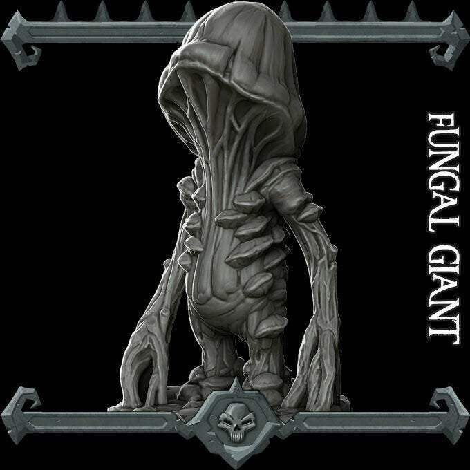 FUNGAL GIANT Miniature Model -All Sizes | Dungeons and Dragons | Pathfinder | War Gaming