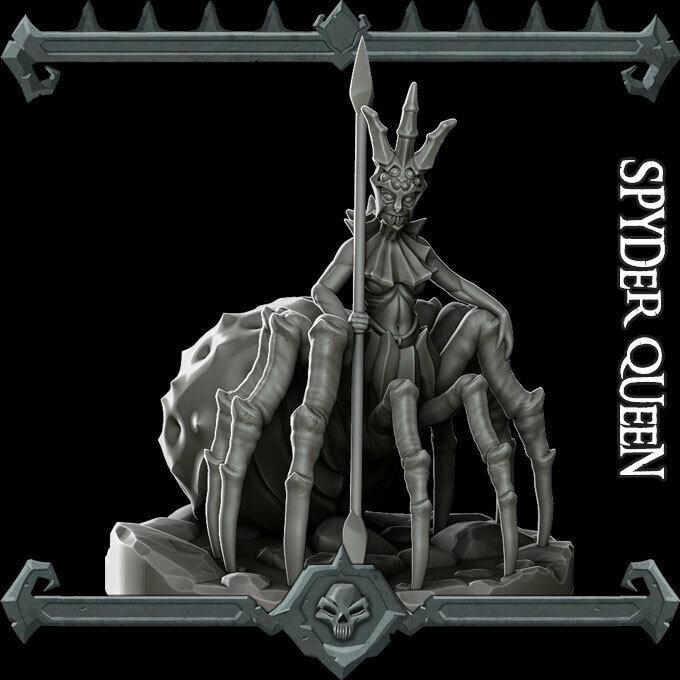 SPIDER QUEEN - Miniature -All Sizes | Dungeons and Dragons | Pathfinder | War Gaming