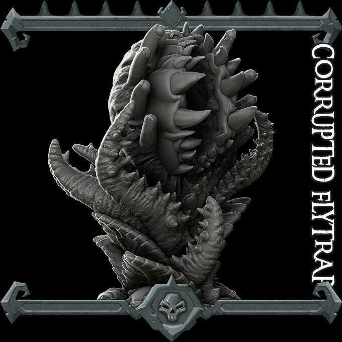 CORRUPTED FLYTRAP - Miniature -All Sizes | Dungeons and Dragons | Pathfinder | War Gaming