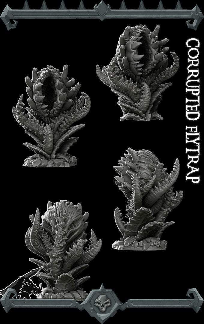 CORRUPTED FLYTRAP - Miniature -All Sizes | Dungeons and Dragons | Pathfinder | War Gaming