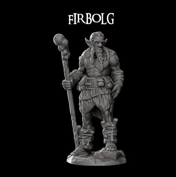 FIRBOLG - Miniature -All Sizes | Dungeons and Dragons | Pathfinder | War Gaming
