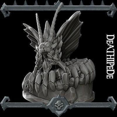 DEATHIPEDE - Miniature -All Sizes | Dungeons and Dragons | Pathfinder | War Gaming