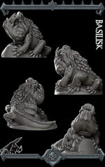 BASILISK - Miniature -All Sizes | Dungeons and Dragons | Pathfinder | War Gaming