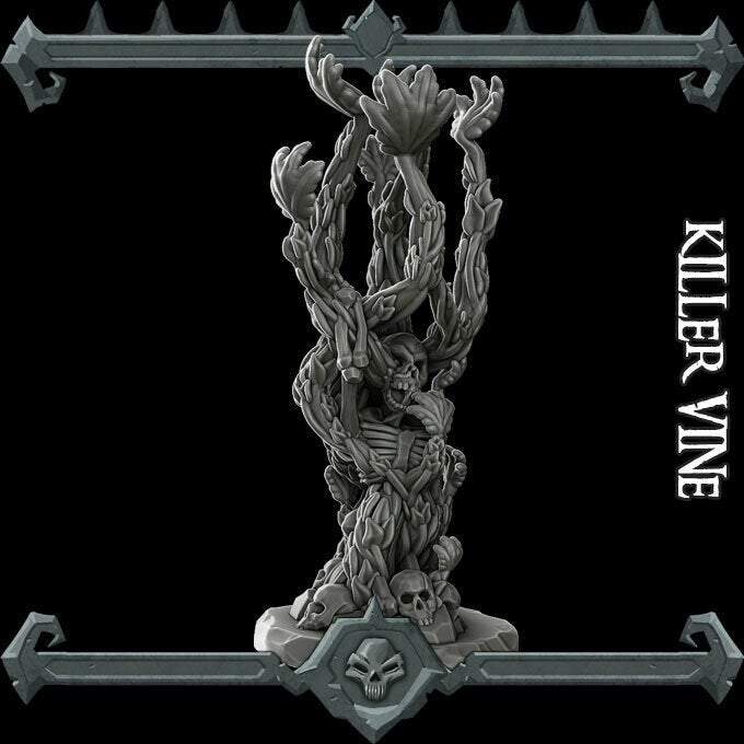 KILLER VINE - Miniature -All Sizes | Dungeons and Dragons | Pathfinder | War Gaming