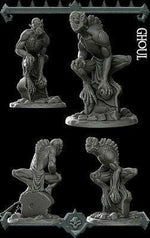 Ghoul - Miniature -All Sizes | Dungeons and Dragons | Pathfinder | War Gaming