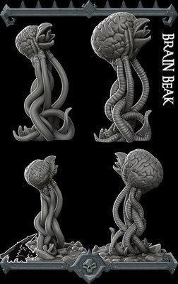 Brain Beak - Miniature -All Sizes | Dungeons and Dragons | Pathfinder | War Gaming