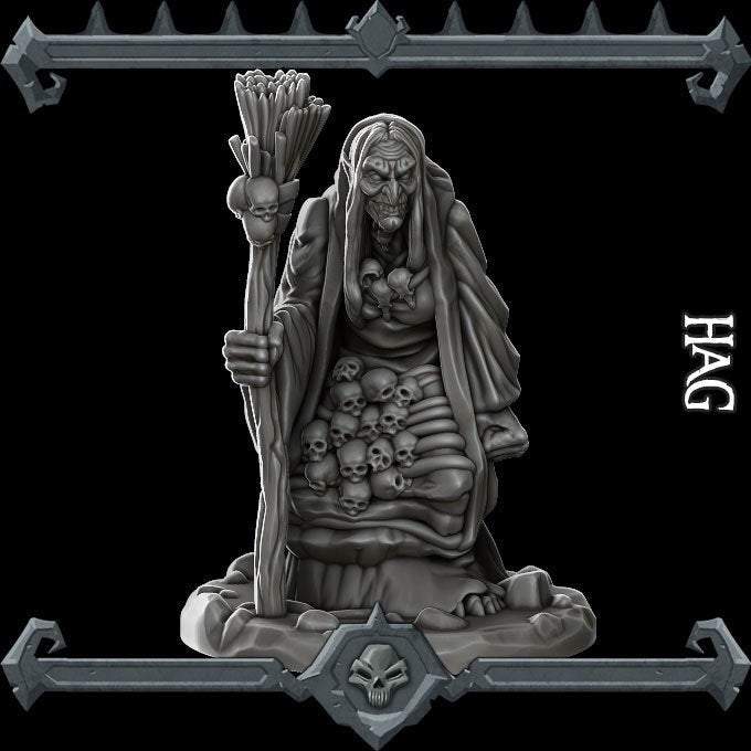 HAG/WITCH Miniature Model -28mm, 32mm up to 8 Inches | Dungeons and Dragons | Pathfinder | Tabletop Gaming