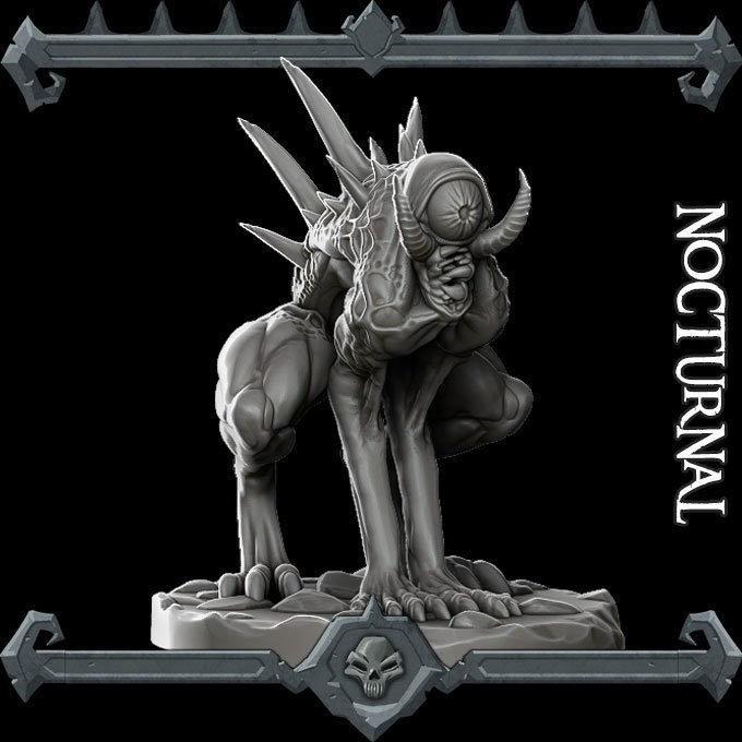 Nocturnal - Miniature -All Sizes | Dungeons and Dragons | Pathfinder | War Gaming
