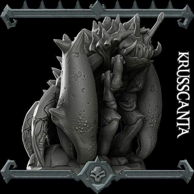 KRUSSCANTA - Miniature Resin Model IAll Sizes | Dungeons and Dragons | Pathfinder | War Gaming