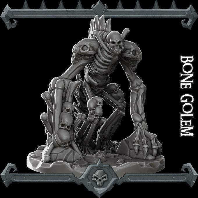 BONE GOLEM - Miniature -All Sizes | Dungeons and Dragons | Pathfinder | War Gaming