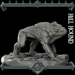 HELL HOUND - Miniature -All Sizes | Dungeons and Dragons | Pathfinder | War Gaming