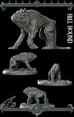 HELL HOUND - Miniature -All Sizes | Dungeons and Dragons | Pathfinder | War Gaming