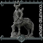 CORRUPTED CENTAUR - Miniature -All Sizes | Dungeons and Dragons | Pathfinder | War Gaming