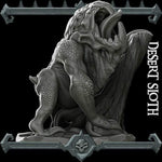 DESERT SLOTH - Miniature -All Sizes | Dungeons and Dragons | Pathfinder | War Gaming