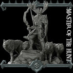 MASTER of the HUNT - Miniature -All Sizes | Dungeons and Dragons | Pathfinder | War Gaming