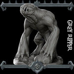 GREY RIPPER - Miniature -All Sizes | Dungeons and Dragons | Pathfinder | War Gaming