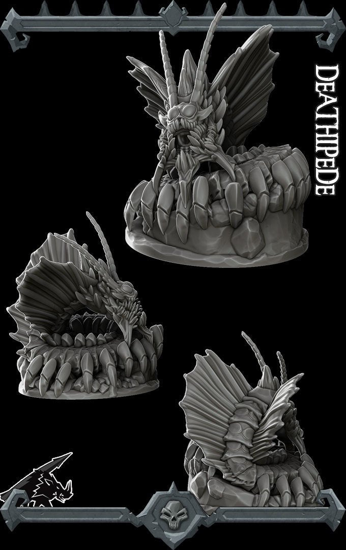 DEATHIPEDE - Miniature -All Sizes | Dungeons and Dragons | Pathfinder | War Gaming