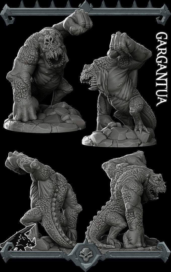 GARGANTUA - Miniature -All Sizes | Dungeons and Dragons | Pathfinder | War Gaming