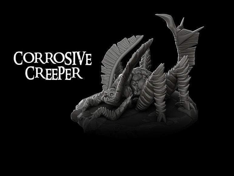 CORROSIVE CREEPER - Miniature -All Sizes | Dungeons and Dragons | Pathfinder | War Gaming
