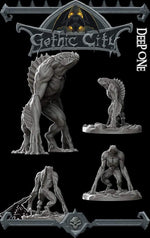 DEEP ONE - Miniature -All Sizes | Dungeons and Dragons | Pathfinder | War Gaming