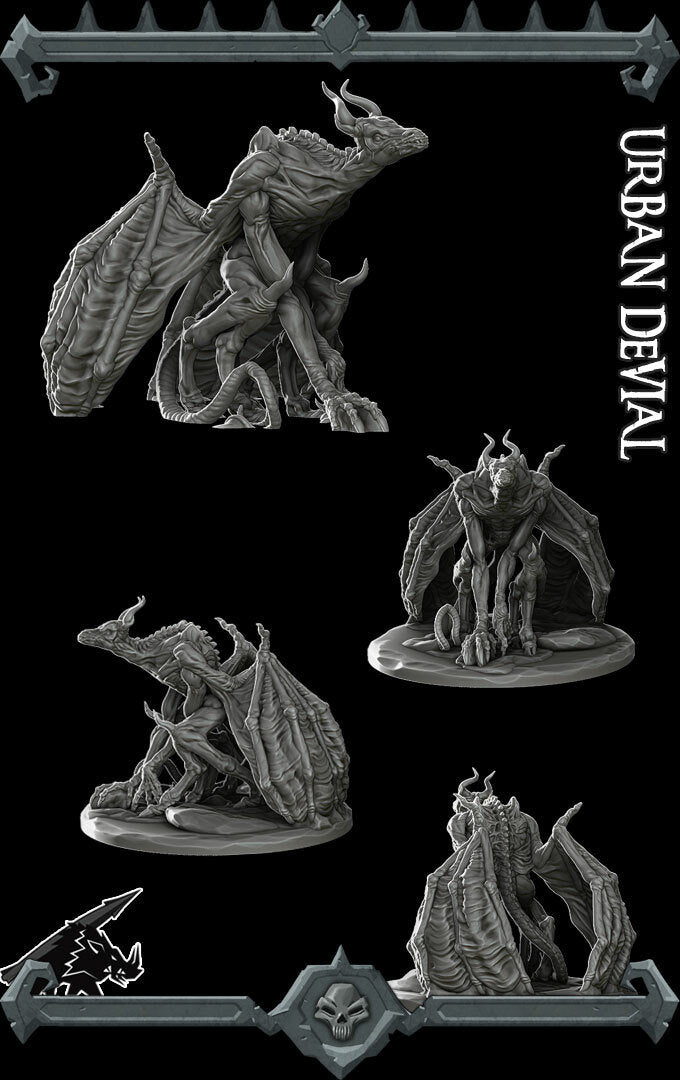 URBAN DEVIL - Miniature | All Sizes | Dungeons and Dragons | Pathfinder | War Gaming
