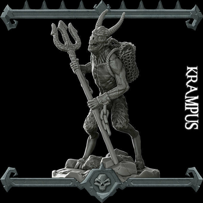KRAMPUS - Miniature | All Sizes | Dungeons and Dragons | Pathfinder | War Gaming
