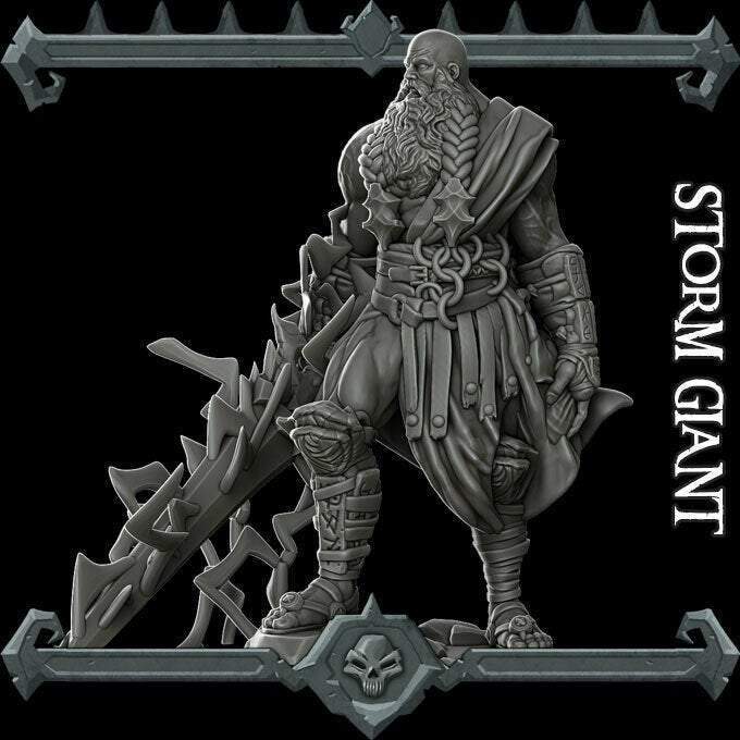 STORM GIANT - Miniature -All Sizes | Dungeons and Dragons | Pathfinder | War Gaming