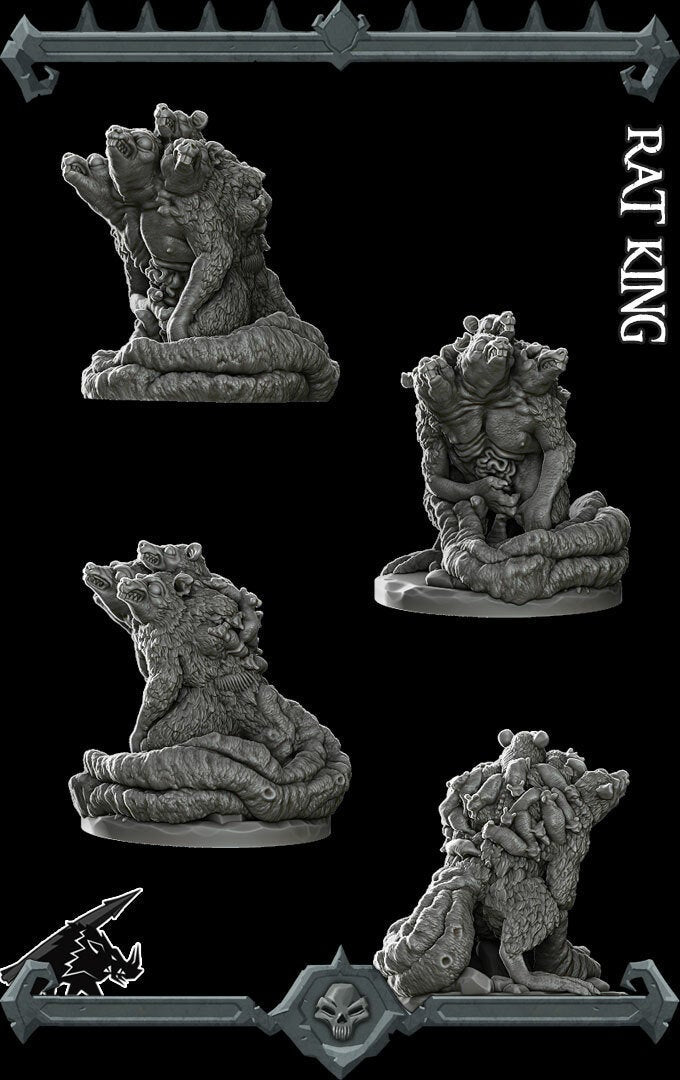 RAT KING - Miniature | All Sizes | Dungeons and Dragons | Pathfinder | War Gaming
