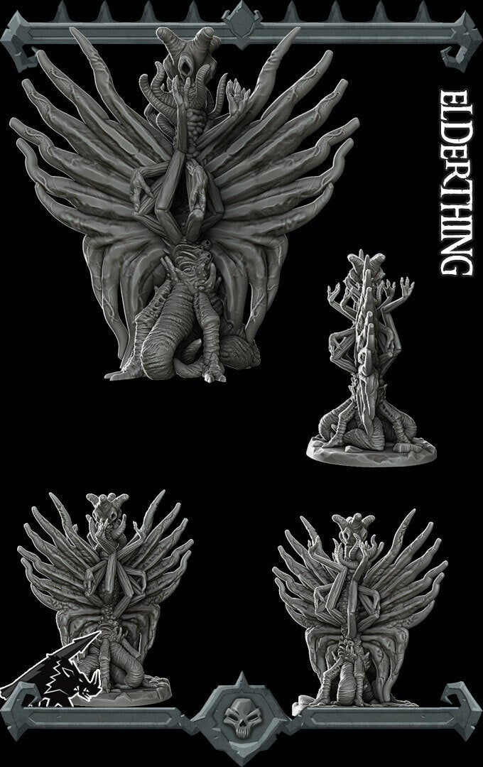 ELDER THING - Miniature | All Sizes | Dungeons and Dragons | Pathfinder | War Gaming
