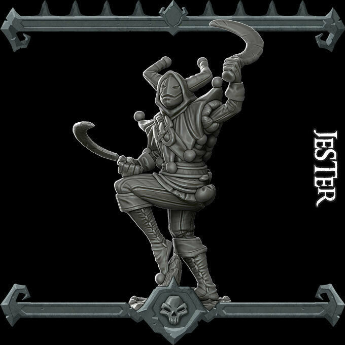 JESTER - Miniature | All Sizes | Dungeons and Dragons | Pathfinder | War Gaming