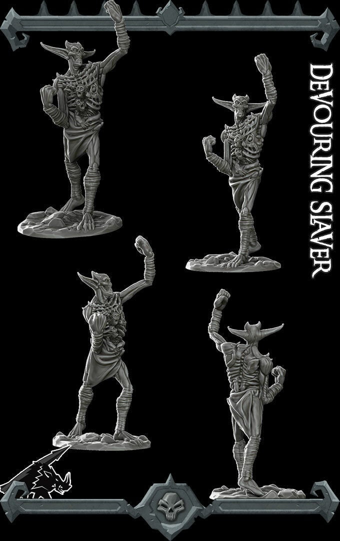 DEVOURING SLAVER - Miniature | All Sizes | Dungeons and Dragons | Pathfinder | War Gaming