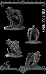 VULTURE FIEND - Miniature | All Sizes | Dungeons and Dragons | Pathfinder | War Gaming