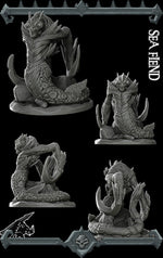 SEA FIEND - Miniature | All Sizes | Dungeons and Dragons | Pathfinder | War Gaming