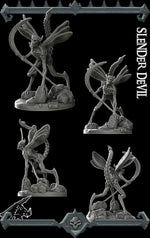 SLENDER DEVIL - Miniature | All Sizes | Dungeons and Dragons | Pathfinder | War Gaming