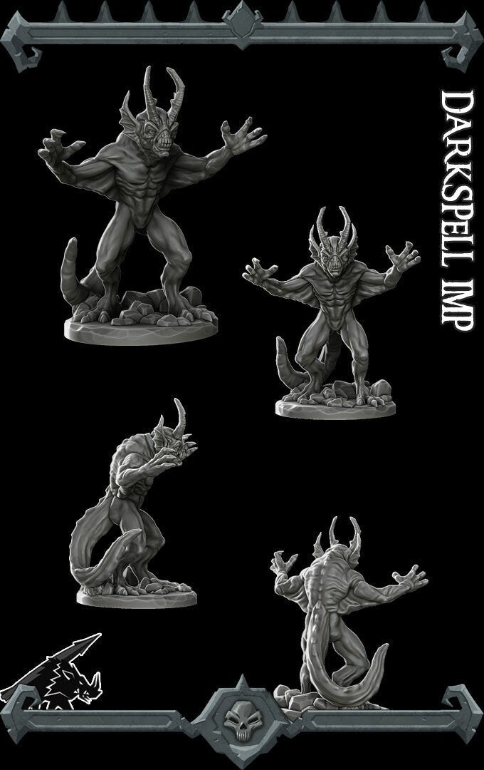 DARKSPELL IMP - Miniature | All Sizes | Dungeons and Dragons | Pathfinder | War Gaming