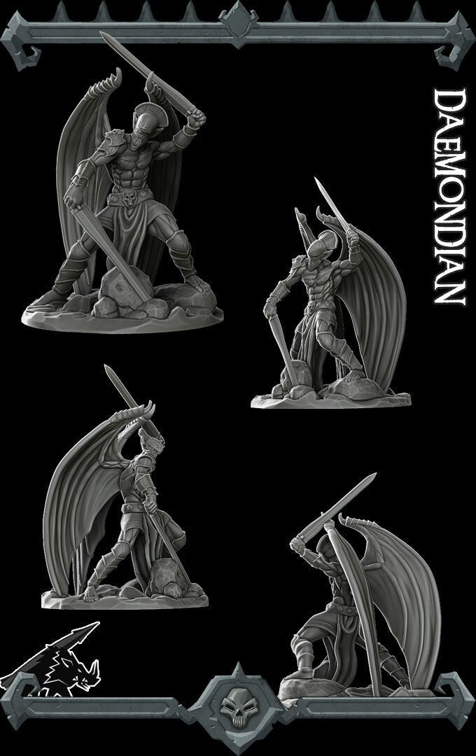 DAEMONDIAN - Miniature Model | All Sizes | Dungeons and Dragons | Pathfinder | TTG I RPG