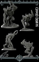 CLAWED DEMON - Miniature | All Sizes | Dungeons and Dragons | Pathfinder | War Gaming
