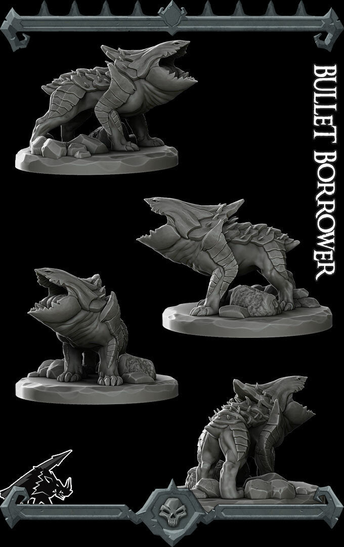BULLET BORROWER - Miniature Model | All Sizes | Dungeons and Dragons | Pathfinder | War Gaming