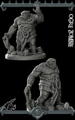 OGRE ZOMBIE- Miniature | All Sizes | Dungeons and Dragons | Pathfinder | War Gaming