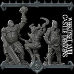 CASTLE DENIZENS- Miniature -All Sizes | Dungeons and Dragons | Pathfinder | War Gaming