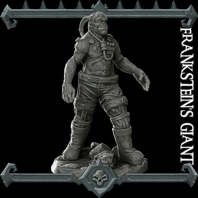 FRANKENSTEIN'S GIANT - Miniature | All Sizes | Dungeons and Dragons | Pathfinder | War Gaming