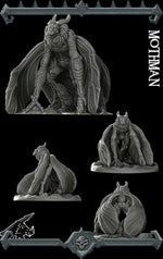 MOTHMAN - Miniature | All Sizes | Dungeons and Dragons | Pathfinder | War Gaming