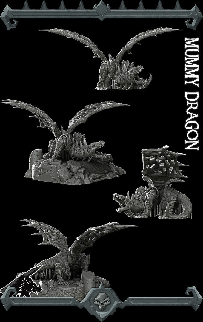 MUMMY DRAGON - EPIC|Dungeons and dragons | Cthulhu| Pathfinder | War Gaming
