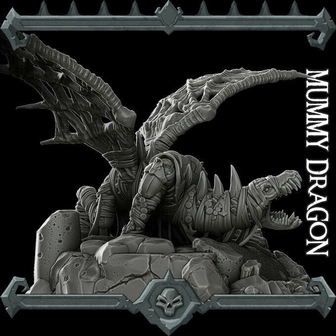 MUMMY DRAGON - EPIC|Dungeons and dragons | Cthulhu| Pathfinder | War Gaming
