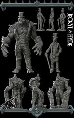 JECKYL & HYDE - Miniatures -| All Sizes | Dungeons and Dragons | Pathfinder | War Gaming