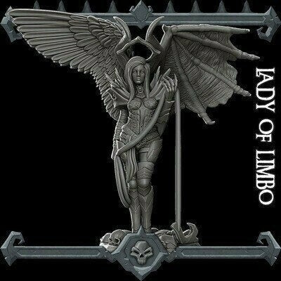 LADY OF LIMBO - Miniature | All Sizes | Dungeons and Dragons | Pathfinder | War Gaming